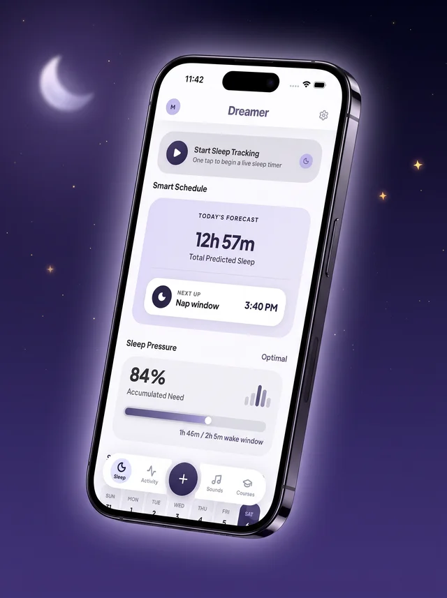 Dreamer app screen